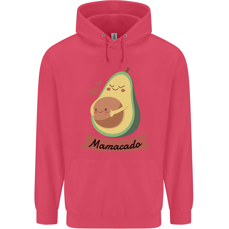 Mamacado New Baby Pregnancy Pregnant Childrens Kids Hoodie Heliconia