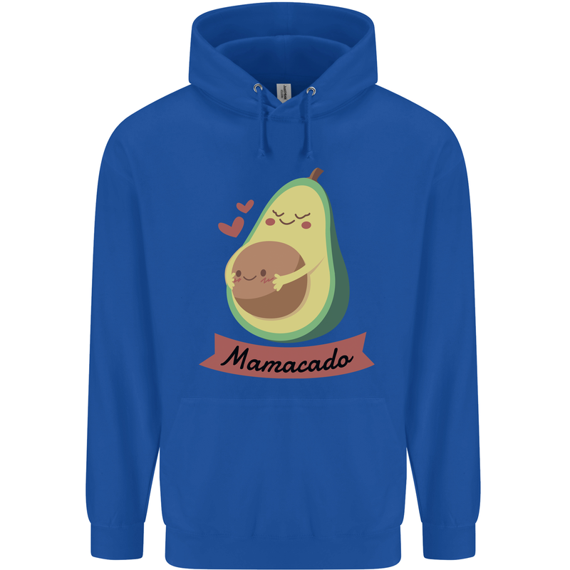 Mamacado New Baby Pregnancy Pregnant Childrens Kids Hoodie Royal Blue