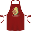 Mamacado New Baby Pregnancy Pregnant Cotton Apron 100% Organic Maroon
