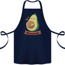 Mamacado New Baby Pregnancy Pregnant Cotton Apron 100% Organic Navy Blue