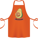 Mamacado New Baby Pregnancy Pregnant Cotton Apron 100% Organic Orange