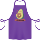 Mamacado New Baby Pregnancy Pregnant Cotton Apron 100% Organic Purple