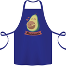 Mamacado New Baby Pregnancy Pregnant Cotton Apron 100% Organic Royal Blue