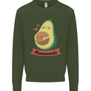 Mamacado New Baby Pregnancy Pregnant Kids Sweatshirt Jumper Forest Green