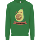 Mamacado New Baby Pregnancy Pregnant Kids Sweatshirt Jumper Irish Green