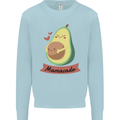 Mamacado New Baby Pregnancy Pregnant Kids Sweatshirt Jumper Light Blue