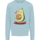Mamacado New Baby Pregnancy Pregnant Kids Sweatshirt Jumper Light Blue
