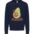 Mamacado New Baby Pregnancy Pregnant Kids Sweatshirt Jumper Navy Blue