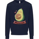 Mamacado New Baby Pregnancy Pregnant Kids Sweatshirt Jumper Navy Blue