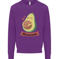Mamacado New Baby Pregnancy Pregnant Kids Sweatshirt Jumper Purple