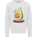 Mamacado New Baby Pregnancy Pregnant Kids Sweatshirt Jumper White