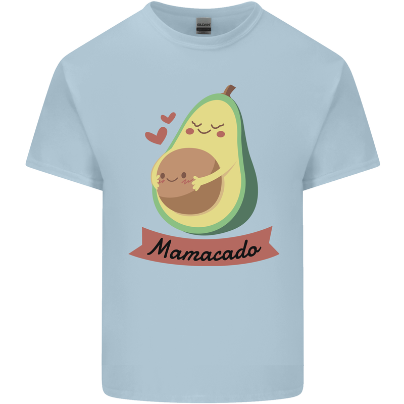 Mamacado New Baby Pregnancy Pregnant Kids T-Shirt Childrens Light Blue