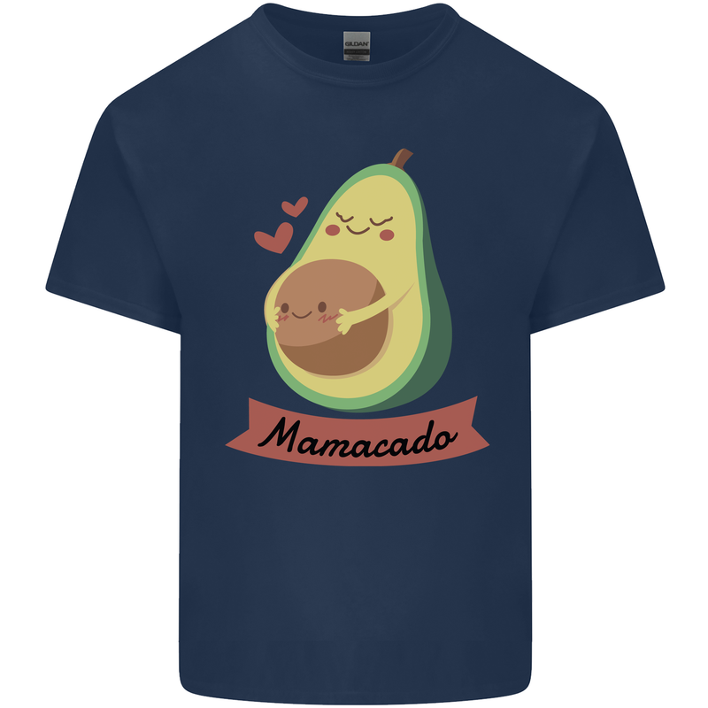 Mamacado New Baby Pregnancy Pregnant Kids T-Shirt Childrens Navy Blue