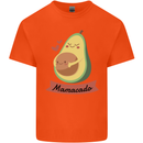 Mamacado New Baby Pregnancy Pregnant Kids T-Shirt Childrens Orange