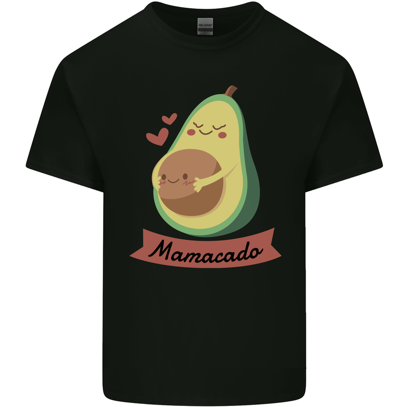 Mamacado New Baby Pregnancy Pregnant Mens Cotton T-Shirt Tee Top Black