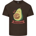 Mamacado New Baby Pregnancy Pregnant Mens Cotton T-Shirt Tee Top Dark Chocolate