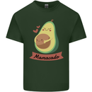 Mamacado New Baby Pregnancy Pregnant Mens Cotton T-Shirt Tee Top Forest Green