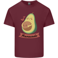 Mamacado New Baby Pregnancy Pregnant Mens Cotton T-Shirt Tee Top Maroon