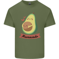 Mamacado New Baby Pregnancy Pregnant Mens Cotton T-Shirt Tee Top Military Green