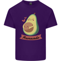 Mamacado New Baby Pregnancy Pregnant Mens Cotton T-Shirt Tee Top Purple