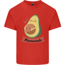 Mamacado New Baby Pregnancy Pregnant Mens Cotton T-Shirt Tee Top Red