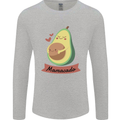 Mamacado New Baby Pregnancy Pregnant Mens Long Sleeve T-Shirt Sports Grey