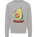 Mamacado New Baby Pregnancy Pregnant Mens Sweatshirt Jumper Sports Grey
