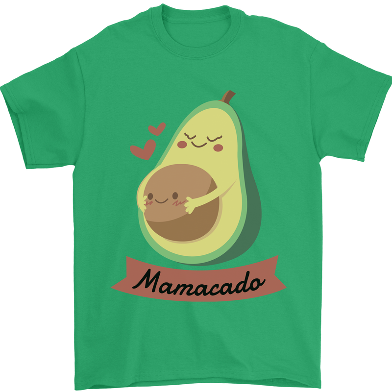 Mamacado New Baby Pregnancy Pregnant Mens T-Shirt 100% Cotton Irish Green