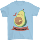 Mamacado New Baby Pregnancy Pregnant Mens T-Shirt 100% Cotton Light Blue
