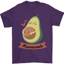 Mamacado New Baby Pregnancy Pregnant Mens T-Shirt 100% Cotton Purple