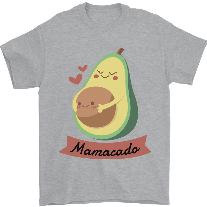 Mamacado New Baby Pregnancy Pregnant Mens T-Shirt 100% Cotton Sports Grey