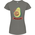 Mamacado New Baby Pregnancy Pregnant Womens Petite Cut T-Shirt Charcoal