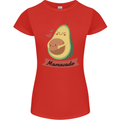 Mamacado New Baby Pregnancy Pregnant Womens Petite Cut T-Shirt Red