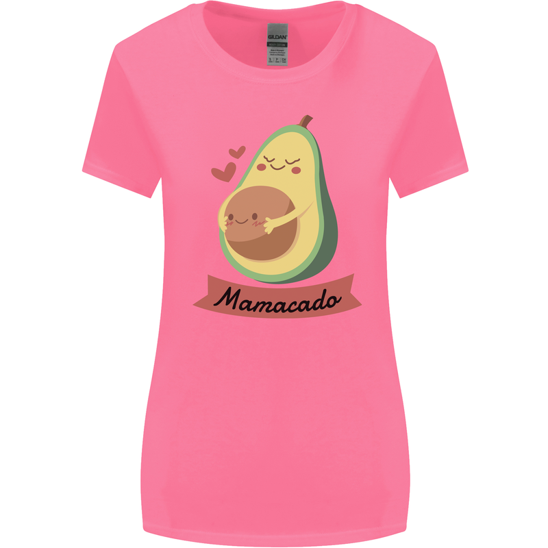 Mamacado New Baby Pregnancy Pregnant Womens Wider Cut T-Shirt Azalea