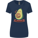 Mamacado New Baby Pregnancy Pregnant Womens Wider Cut T-Shirt Navy Blue