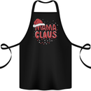 Mamma Claus Funny Xmas Mum Mummy Cotton Apron 100% Organic Black