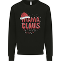 Mamma Claus Funny Xmas Mum Mummy Mens Sweatshirt Jumper Black