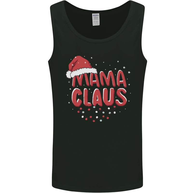 Mamma Claus Funny Xmas Mum Mummy Mens Vest Tank Top Black