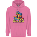 Master Builder Bricklayer Bricky Building Blocks Mens 80% Cotton Hoodie Azelea