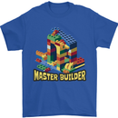Master Builder Bricklayer Bricky Building Blocks Mens T-Shirt 100% Cotton Royal Blue