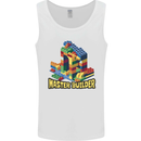 Master Builder Bricklayer Bricky Building Blocks Mens Vest Tank Top White