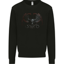 Master of Darkness Skull With Wings Mens Sweatshirt Jumper Black