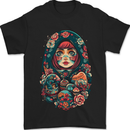 Matryoshka Doll Russian Girl Fantasy Mens T-Shirt 100% Cotton Black
