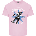 Maverick Skateboarder Skateboard Kids T-Shirt Childrens Light Pink