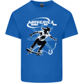 Maverick Skateboarder Skateboard Kids T-Shirt Childrens Royal Blue