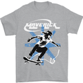 Maverick Skateboarder Skateboard Mens T-Shirt 100% Cotton Sports Grey