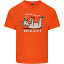 Maybe I'm Not the GOAT Funny Farming Kids T-Shirt Childrens Orange