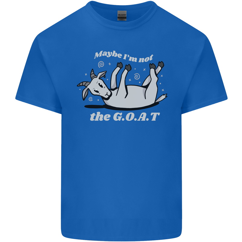 Maybe I'm Not the GOAT Funny Farming Kids T-Shirt Childrens Royal Blue