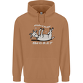 Maybe I'm Not the GOAT Funny Farming Mens 80% Cotton Hoodie Caramel Latte
