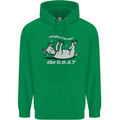 Maybe I'm Not the GOAT Funny Farming Mens 80% Cotton Hoodie Irish Green